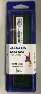 ADATA GCf[^ y T[o[p^[NXe[Vp[ zDDR4-2666 R-DIMM RDIMM 16GB AD4R2666316G19-SZZ