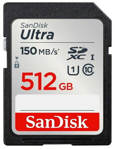 SanDisk TfBXN SDXCJ[h 512GB ULTRA class10 150MB/s UHS-1 SDJ[h SDSDUNC-512G-GN6IN