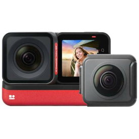 新品アウトレット(箱不良／未使用新品) レンズ交換対応 アクションカメラ Insta360 ONE RS Twin Edition ツイン版 CINRSGP/A [4K対応 /防水] CINRSGP/A