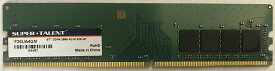 SUPAER TALENT マイクロンチップ搭載 DDR4-2666 PC4-21300 4GB デスクトップPC用メモリ 288pin U-DIMM F26UA4GM