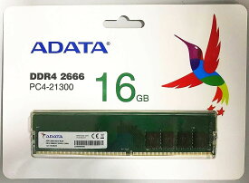 ADATA エイデータ PC4-21300 DDR4-2666 16GB デスクトップPC用メモリ 288pin Unbuffered DIMM 1.2V AD4U266616G19-RGN