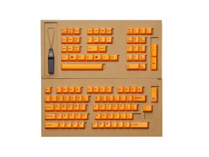 東プレ REALFORCE R2シリーズ 英語配列 交換用カラーキートップセット(橙/オレンジ) 108キー R2-US-KT-OR