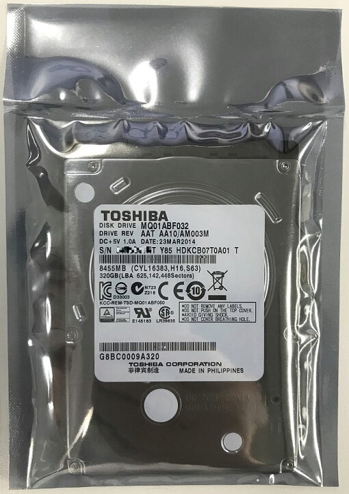 楽天市場】TOSHIBA リファービッシュ 6ヶ月保証 東芝 2.5インチ HDD  