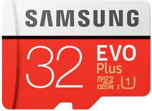 y5Zbgz SAMSUNG TX 32GB microSDHCJ[h }CNSD EVO Plus Class10 UHS-I R:95MB/s W:20MB/s SDA_v^[t MB-MC32GA