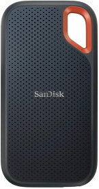 SanDisk エクストリーム ポータブルSSD V2 外付け 500GB USB3.2 Gen2 読出最大1050MB/秒 防滴防塵 SDSSDE61-500G-G25