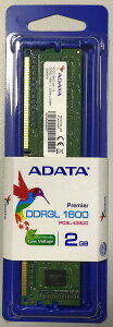 yViz ADATA fXNgbvPCp  ȓd PC3L-12800 DDR3L-1600 240pin 2GB Low Power 1.35V ADDU1600C2G11-S