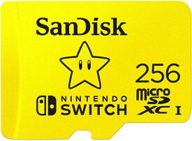 Sandisk サンディスク 256GB microSDXCカード 任天堂スイッチ Nintendo Switch 正式ライセンス Licensed for Nintendo Switch SDSQXAO-256G-GN3ZN