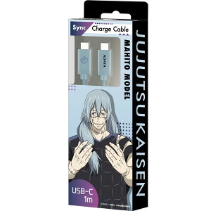 ADATA エイデータ 呪術廻戦コラボ USB-C to USB-Cケーブル 3.2 Gen1 5Gbps Cable 1m 真人 TYPECC-1M-MAHITO