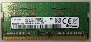 SAMSUNG ORIGINAL TX SO-DIMM DDR4-2133 PC4-17000 8GB VioNi M471A1K43BB0-CPBD0