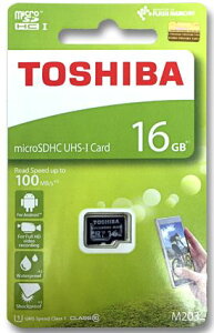 �y10���Z�b�g�zTOSHIBA ���� EXCERIA M203 �ő�Ǎ����x100MB/s UHS-I�Ή� microSDHC�J�[�h 16GB THN-M203K0160A4