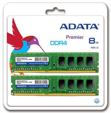 即納です！メーカー永久保証 安心の宅急便配送 送料無料 ADATA エーデータ PC4-21300 DDR4-2666 8GB(4GB x 2) デスクトップ用メモリ 288pin Unbuffered DIMM 1.2V AD4U2666J4G19-D
