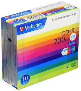 Verbatim o[xC^ CD-R 700MB PCf[^p 48{Ή zCgv^u 10pbN SR80SP10V1