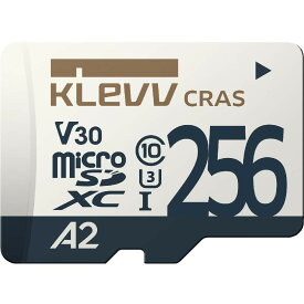 ESSENCORE KLEVV CRASシリーズ 読込100MB/s 書込90MB/s UHS-I A2 V30 U3対応 microSDXCカード 256GB K256GUSD6U3-CA Nintendo Switch 動作確認済