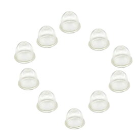 プライマリー ポンプ 部品 外径15.5mm チェーンソー 草 刈り 機 10 個 セット cs35ec くさかりき オイル ポンプ ゼノア パーツ プライミング ポンプ 交換 修理 交換 共立 刈払 機 パーツ刈払機 オイルカップ クリア キャブレター パーツ チェーンソー 互換品