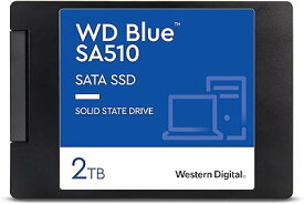 ウエスタンデジタル(Western Digital) WD Blue SATA SSD 内蔵 2TB 2.5インチ (読取り最大 560MB/s 書込み最大 520MB/s) PC メーカー保証5年 WDS200T3B0A-EC SA510 【国内正規取扱代理店】