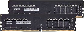ESSENCORE KLEVV デスクトップPC用 メモリ DDR4 3200Mhz PC4-25600 16GB x 2枚 32GB キット 288pin SK hynix製 メモリチップ採用 KD4AGUA8D-32N220D