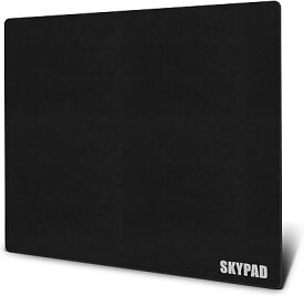 SkyPAD 3.0 XL ゲーミングガラスマウスパッド テキストバージョン｜プロフェッショナルeスポーツラージサイズマウスパッド｜400×500mm｜黒｜精度とスピードを向上させた特殊ガラス面。