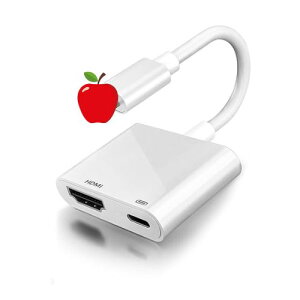 HDMI ϊP[u iPhone dKv ȒPݒ CgjO CgjOP[u apple 4k A_v^[ iPhone ipad J[ir se usb J[ir 480p HDMIP[u lightning A_v^ Abv J[ir 10