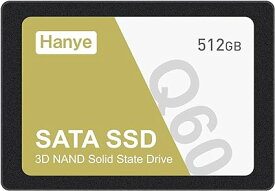 Hanye 512GB 内蔵型SSD 2.5インチ 7mm 3D NAND採用 SATAIII 6Gb/s 550MB/s 正規代理店品