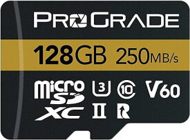 ProGrade Digital microSDXC UHS-II V60 GOLD 128GB プログレードデジタル 正規輸入品