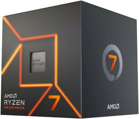 AMD Ryzen 7 7700, with Wraith Prism Cooler 3.8GHz 8コア / 16スレッド 40MB 65W 100-100000592BOX