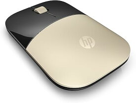 HP ワイヤレスマウス 無線 薄型 小型 BlueLED マウス Z3700 ゴールド 電池寿命最大16カ月 無線マウス Mac Windows PC MacBook対応