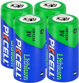 CR123A電池 3Vリチウム電池 3Vバッテリー1500mAh非充電式 ライト カメラ ビデオ おもちゃなどに適用 4個…