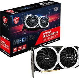 MSI Radeon RX 6650 XT MECH 2X 8G OC グラフィックスボード VD8095