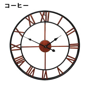 ★6冠達成★壁掛け時計 おしゃれ 40CM/60CM 大きい 掛け時計 おしゃれ かけ時計 壁掛け時計 北欧 静音 ウォールクロック アンティーク 壁掛け 北欧 時計 欧風 アナログ ローマ数字 文字盤 雰囲