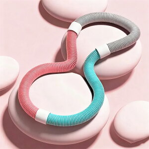 「新モデル登場!」フラフープ ダイエットソフト 柔らかい 静音設計 PVC ソフトフラフープ くびれ ダイエット用 完全密閉 初心者向け 大人用 フィットネス 折りたたみ式省スペース 有酸素運