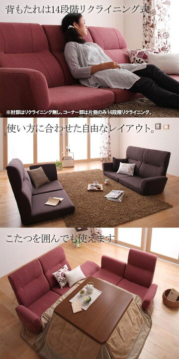 楽天市場】ローソファー 2人掛け 3人掛け cozy コジー ロータイプ 