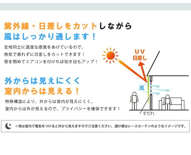日差し、紫外線、目線をカット