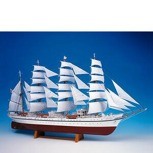 ウッディジョー木製帆船模型1/160日本丸[帆付き・帆走]