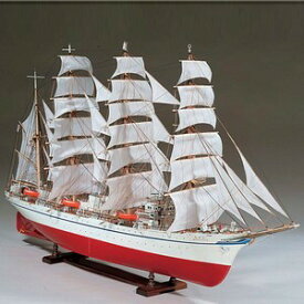 ウッディジョー木製帆船模型1/80日本丸レーザーカット加工