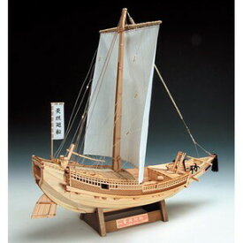 ウッディジョー木製帆船模型1/72菱垣廻船レーザーカット加工