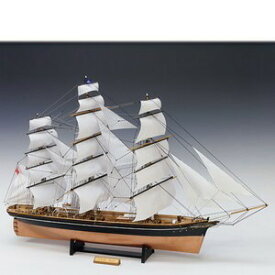 ウッディジョー木製帆船模型1/100カティサーク[帆付き]レーザーカット加工