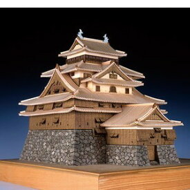 ウッディジョー木製建築模型1/150松江城レーザーカット加工