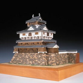 ウッディジョー木製建築模型1/150岩国城レーザーカット加工
