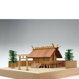 ウッディジョー木製建築模型1/150神明造り神社