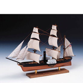 ウッディジョー木製建築模型ミニ帆船No.3黒船