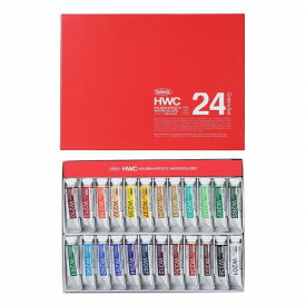 ホルベイン 透明水彩絵具 15ml W444 24色セット (3444)