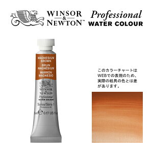 W&N PWC 5ml チューブ 381 マグネシウムブラウン Winsor&Newton プロフェッショナル・ウォーターカラー 最高級透明水彩