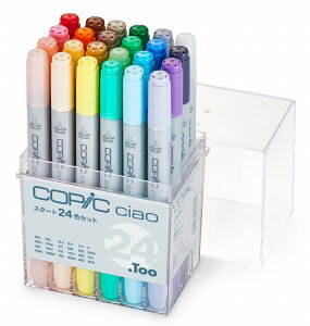 コピック マーカー 24色セット チャオの人気商品 通販 価格比較 価格 Com