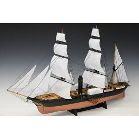 ウッディジョー 木製建築模型 1/120 黒船サスケハナ 展帆タイプ