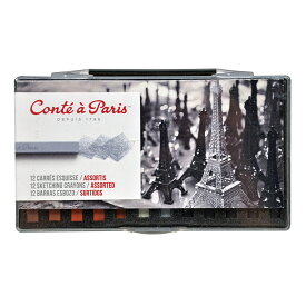 コンテ・ア・パリ カレ・コンテ スケッチ 12色セット プラスチックボックスアソート 22109150 Conte a Paris