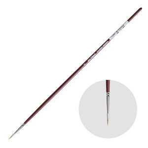 ダヴィンチ画筆 1815-0号 フィルバート(平) 油彩筆 レッドセーブル毛 RED SABLE (103211)