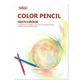 5冊セット 用途別スケッチブック 色鉛筆画用ブック YCP-A4 (271202) ホルベイン HOLBEIN ホルベイン HOLBEIN