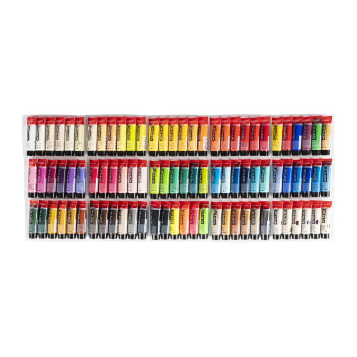 楽天市場】アムステルダム アクリリックカラー 20ml 90色セット T1782 