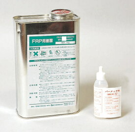 新日本造形 FRP用樹脂・低臭タイプ 1kg 硬化剤20g付 (335-254)