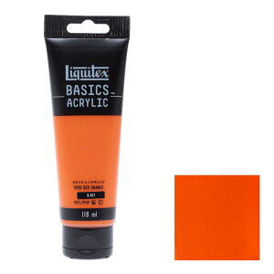 ���L�e�b�N�X �x�[�V�b�N�X 118mL 017 �r�r�b�h ���b�h �I�����W 16002017 Liquitex BASICS